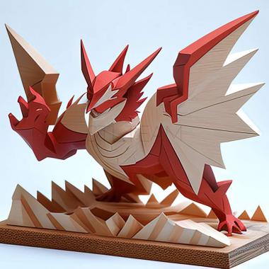 3D модель ZigZag Zangoose Zangoose VS Habunake Rival Confrontatio b (STL)